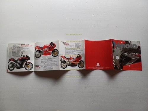 Bimota produzione modelli 1999 depliant inglese originale