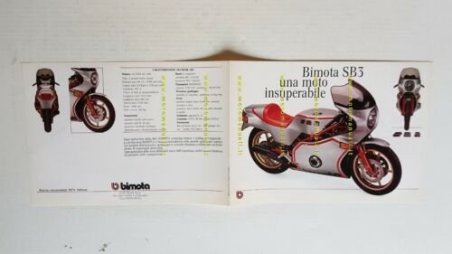 BIMOTA SB3 1979 depliant originale ITALIANO moto brochure