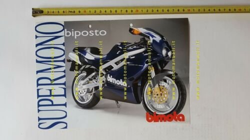 BIMOTA Supermono Biposto 1996 depliant originale moto brochure