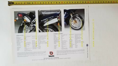BIMOTA Supermono Biposto 1996 depliant originale moto brochure