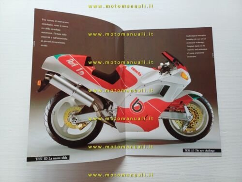 Bimota TESI 1D depliant ITALIANO INGLESE originale