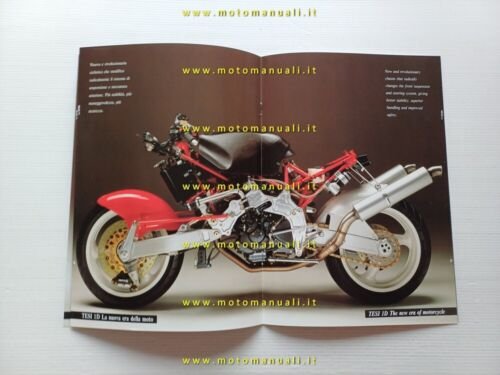 Bimota TESI 1D depliant ITALIANO INGLESE originale