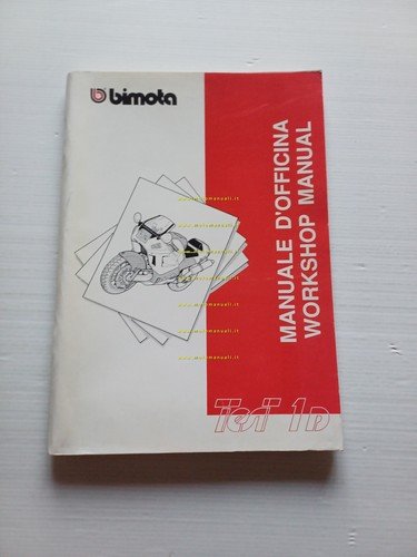 Bimota Tesi 1D manuale officina originale motore telaio Italiano-Inglese