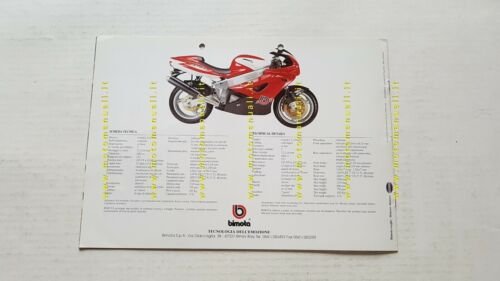 BIMOTA YB 11 Superleggera 1996 depliant originale moto brochure