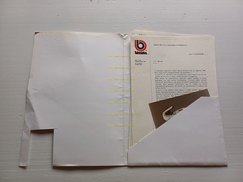 Bimota YB4 salone Colonia 1988 cartella stampa originale