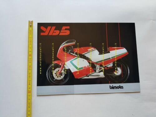 Bimota YB5 1200 1987 depliant INGLESE originale brochure moto