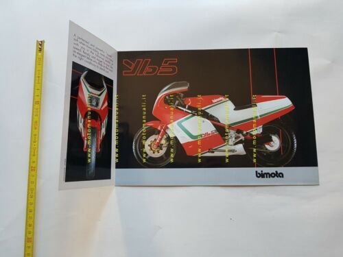Bimota YB5 1200 1987 depliant INGLESE originale brochure moto
