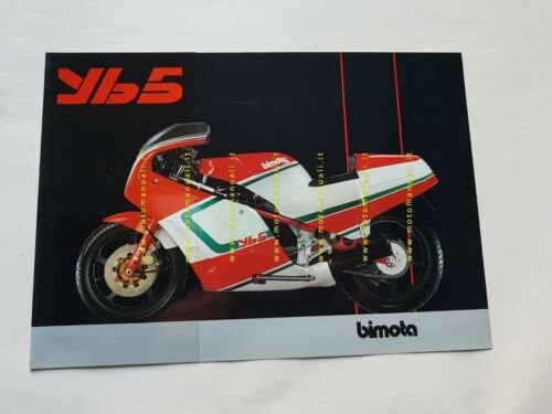 Bimota YB5 1200 1987 depliant ITALIANO originale brochure moto