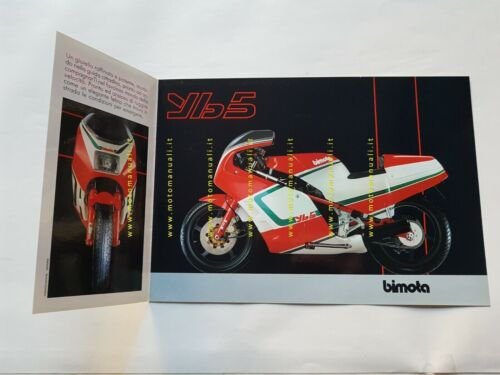 Bimota YB5 1200 1987 depliant ITALIANO originale brochure moto