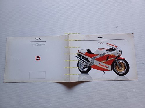 Bimota YB6 1000 1988 depliant italiano originale