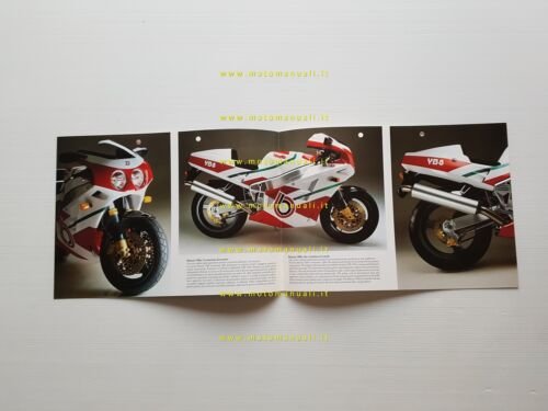 Bimota YB8 Ex-Up 1990 depliant originale Italiano