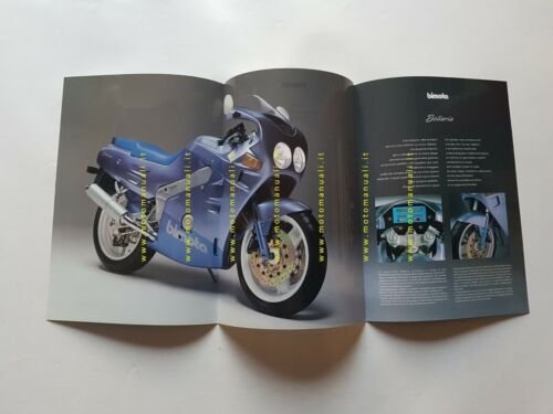 Bimota YB9 Bellaria 600 1990 depliant moto originale brochure