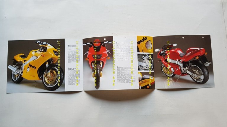 Bimota YB9 SRi 1995 depliant italiano originale