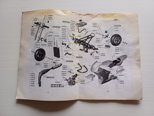 Blata Origami B1 minimoto 2006 manuale uso + catalogo ricambi …