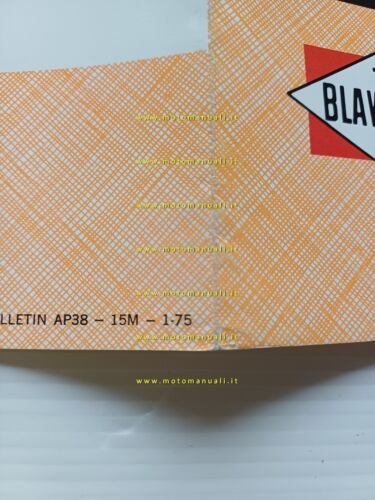 Blaw-Knox RW 38 allargatore stradale 1975 depliant USA originale