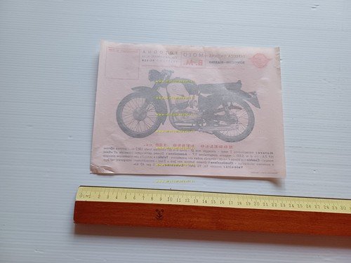 BM 160 2T Lusso anni 50 depliant italiano originale