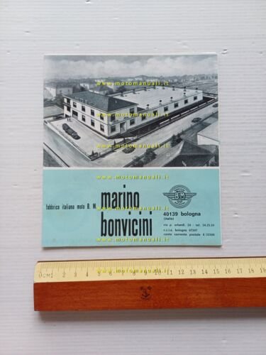 BM catalogo produzione cicomotori anni 60 depliant originale italiano