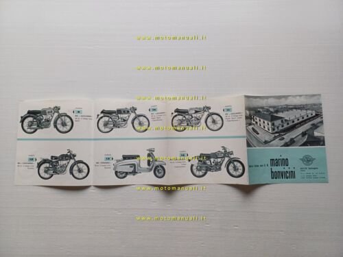 BM catalogo produzione cicomotori anni 60 depliant originale italiano