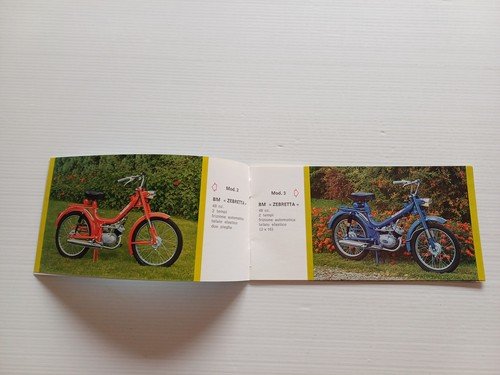 BM Ciclomotori catalogo produzione anni 70 depliant tuboni italiano originale