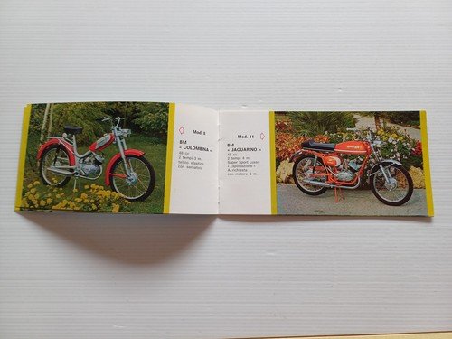 BM Ciclomotori catalogo produzione anni 70 depliant tuboni italiano originale