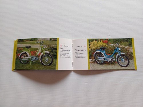 BM Ciclomotori catalogo produzione anni 70 depliant tuboni italiano originale