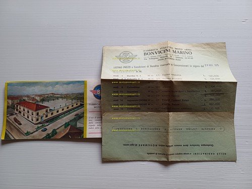 BM Ciclomotori catalogo produzione modelli 1975-76 depliant italiano originale
