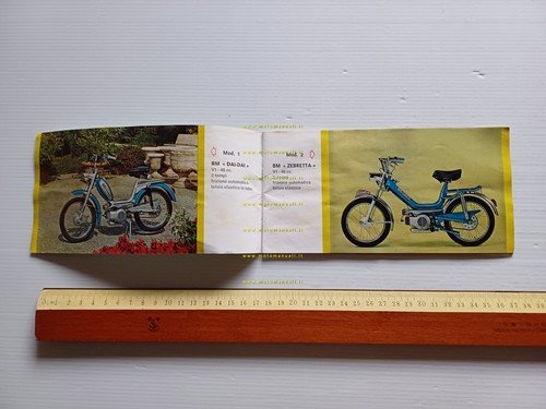 BM Ciclomotori catalogo produzione modelli 1975-76 depliant italiano originale
