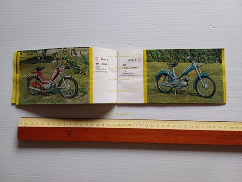 BM Ciclomotori catalogo produzione modelli 1975-76 depliant italiano originale