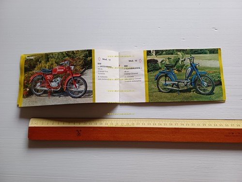 BM Ciclomotori catalogo produzione modelli 1975-76 depliant italiano originale