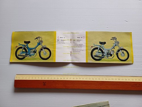 BM Ciclomotori catalogo produzione modelli 1975-76 depliant italiano originale