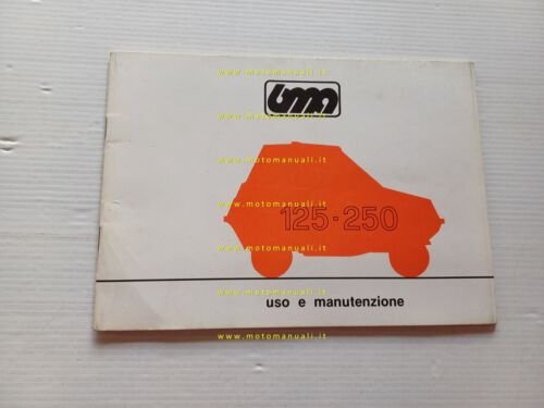 BMA Amica 125-250 manuale uso manutenzione libretto istruzioni italiano original