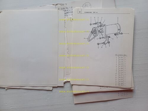 BMA Amica 125-250 microauto anni 70 catalogo ricambi originale