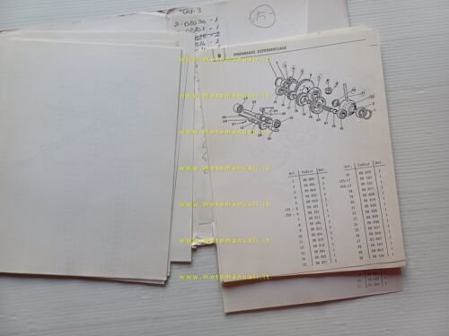 BMA Amica 125-250 microauto anni 70 catalogo ricambi originale