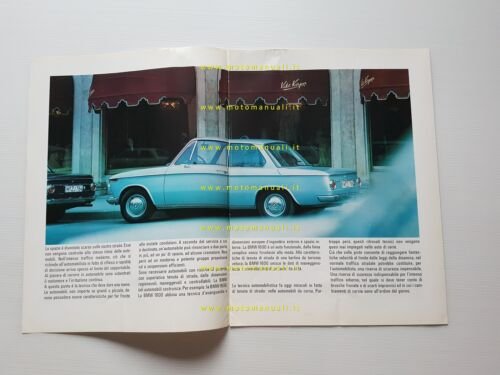 BMW 1600 1968 depliant originale italiano