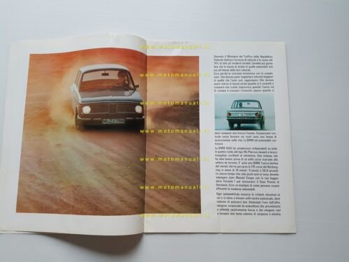 BMW 1600 1968 depliant originale italiano