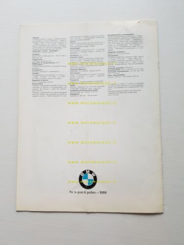 BMW 1600 1968 depliant originale italiano