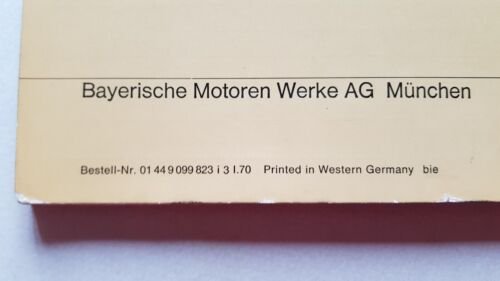 BMW 1600 2002 2002 AUTOMATIC 1970 manuale uso originale genuine …