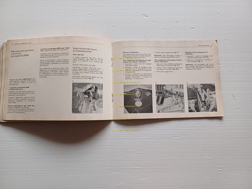 BMW 1602-1802-2002-2002 tii 1971 AGGIORNAMENTO manuale uso libretto italiano