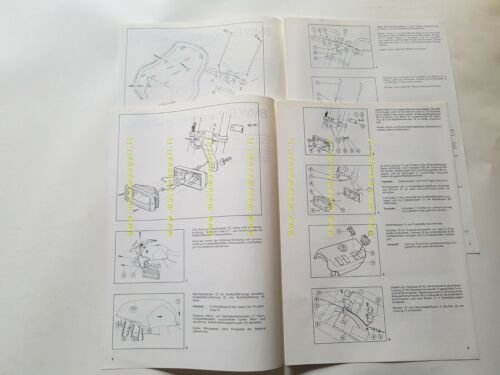 BMW 2 procedure fari supplementari parabrezza serie K opuscolo manuale …