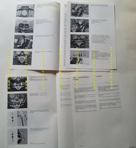 BMW 2 procedure montaggio parabrezza vari modelli opuscolo manuale officina