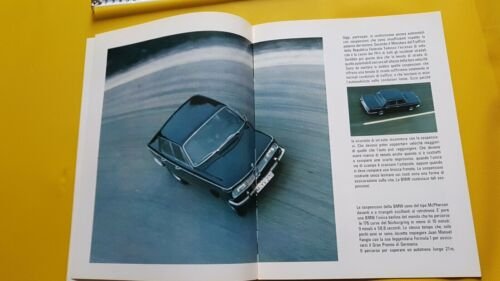 BMW 2000 1968 depliant italiano originale brochure auto