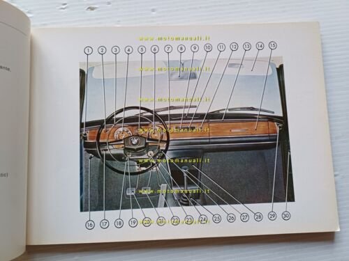 BMW 2000-2000 Automatic 1969 manuale uso manutenzione italiano originale