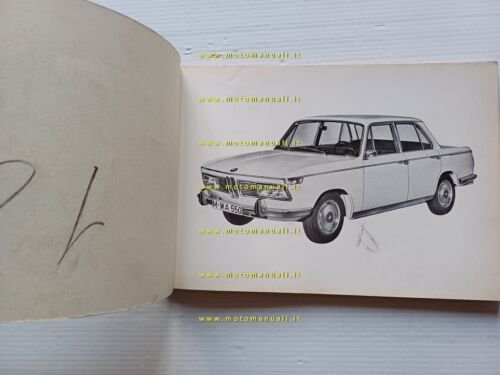 BMW 2000-2000 Automatic 1969 manuale uso manutenzione italiano originale