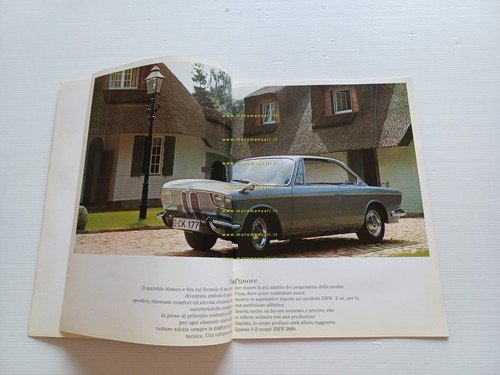 BMW 2000 Coupè - CS - Automatic 1967 depliant italiano …