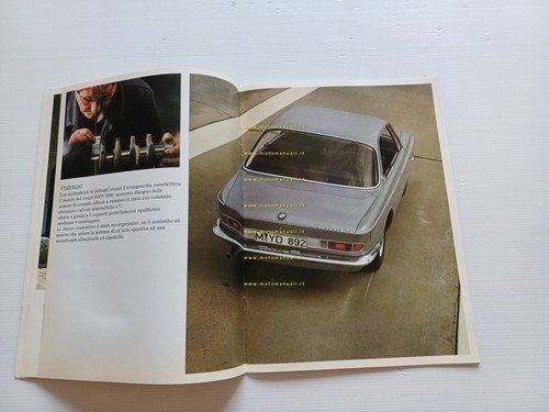 BMW 2000 Coupè - CS - Automatic 1967 depliant italiano …