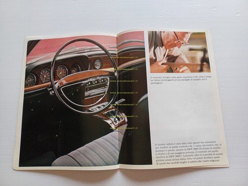 BMW 2000 Coupè - CS - Automatic 1967 depliant italiano …