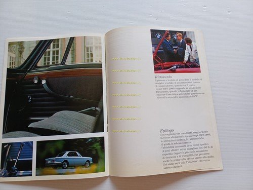 BMW 2000 Coupè - CS - Automatic 1967 depliant italiano …
