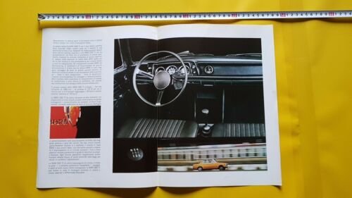 BMW 2002 TI 1969 depliant italiano originale brochure auto
