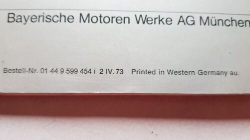 BMW 2500 - 2800 - 3.0 S - 3.0 Si …