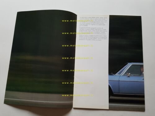 BMW 2500 - 2800 - 3.0 S - 3.0 Si …